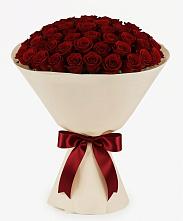 Букет 101 Бордовая роза Блэк Бакарра в Шатурторф