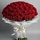 Букет 101 Красная роза Блэк Мэджик в Шатурторф