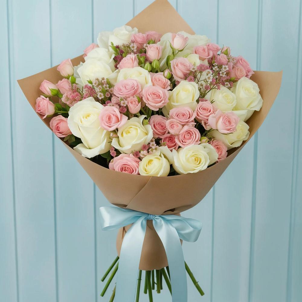 Букет цветов из: Розы в Шатурторф