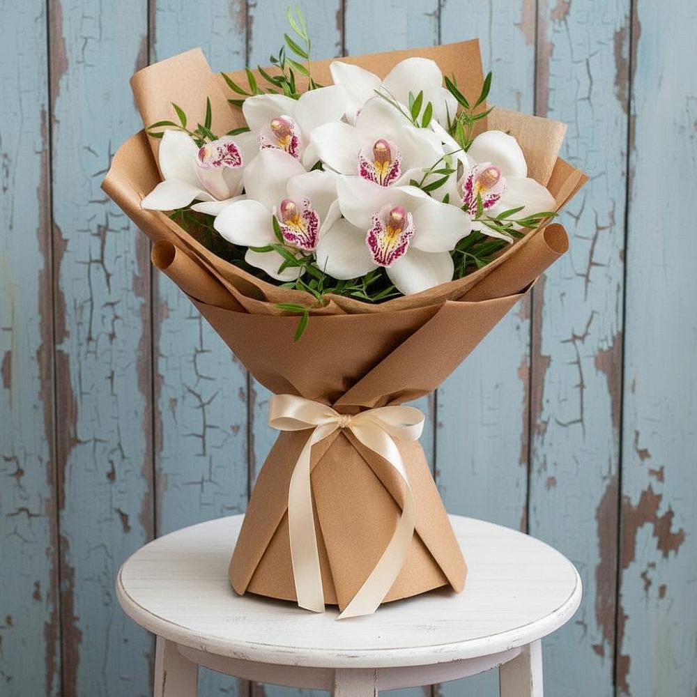 Букет цветов из: Орхидеи и Розы в Шатурторф