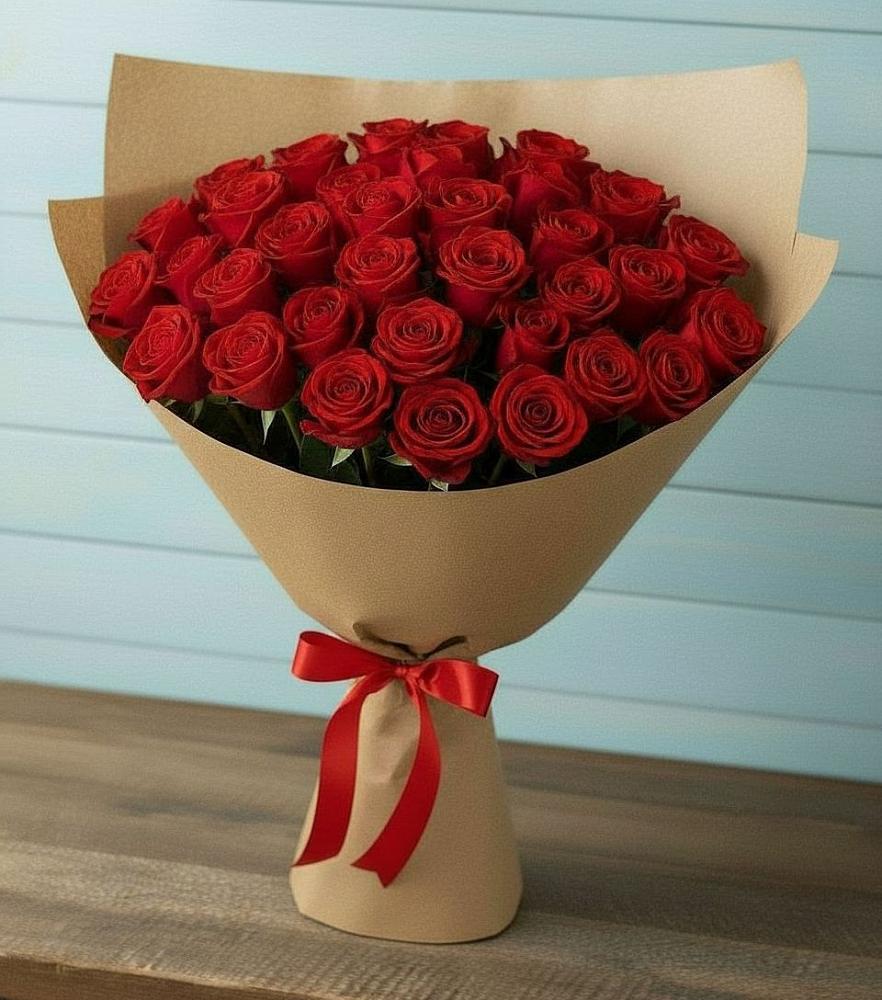 Букет Красные розы Милано в Шатурторф