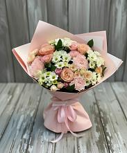 Букет цветов из:  Гвоздики, Розы и Хризантемы в Шатурторф