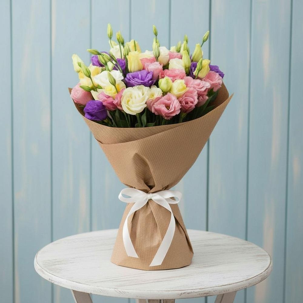 Букет цветов из: Лизиантусы в Шатурторф