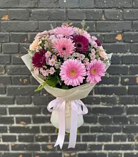 Букет цветов из:  Герберы и Хризантемы в Шатурторф