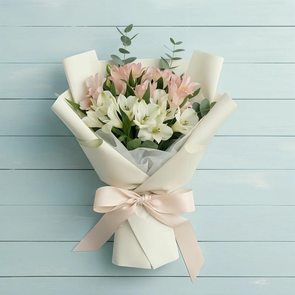 Букет цветов из: Альстромерии в Шатурторф