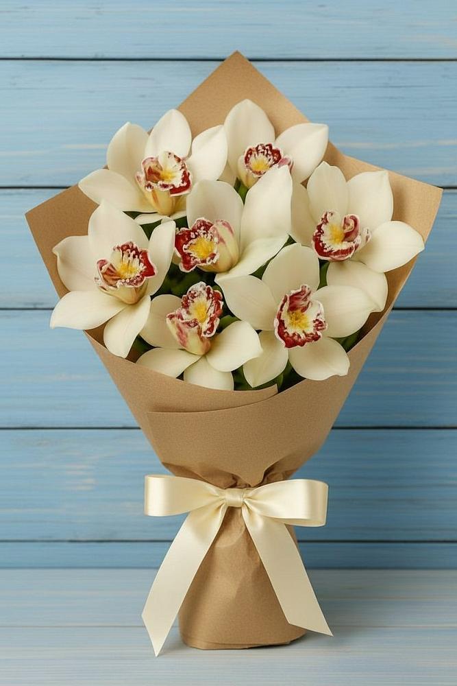 Букет цветов из: Орхидеи и Розы в Шатурторф